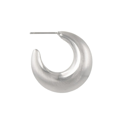 ピアス ニッケルフリー neige. メタル カーブ サイド クレッセントムーン C型 スタッドピアス