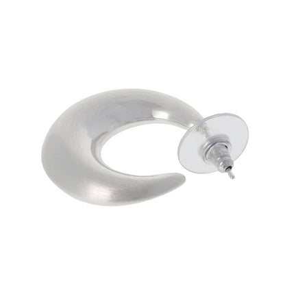 ピアス ニッケルフリー neige. メタル カーブ サイド クレッセントムーン C型 スタッドピアス