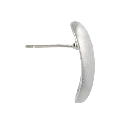 ピアス ニッケルフリー neige. メタル プレート オーバル フラット スタッドピアス