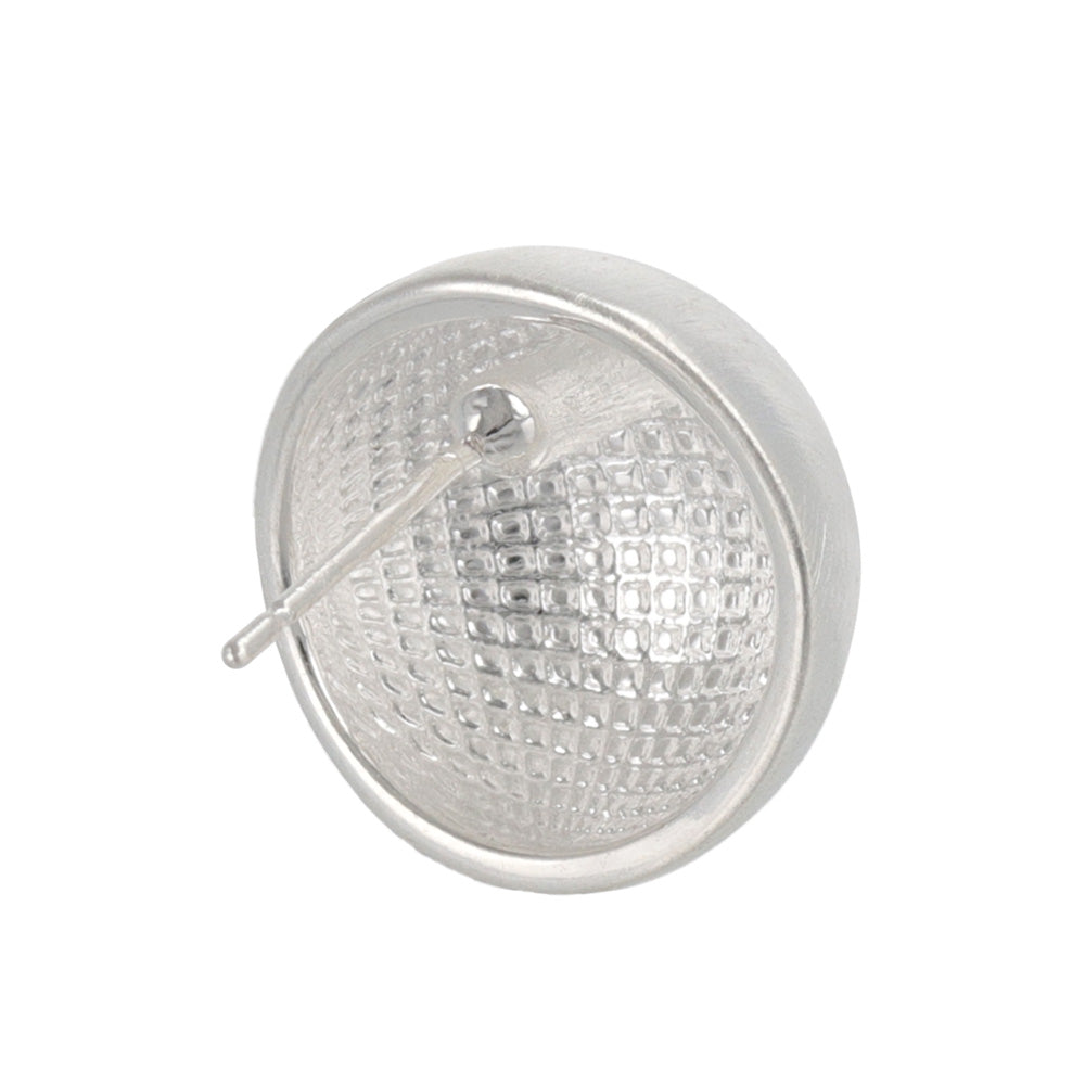 ピアス ニッケルフリー neige. メタル プレート サークル スタッドピアス