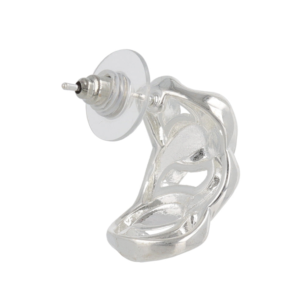 ピアス ニッケルフリー neige. メタル キヘイチェーン カーブ スタッドピアス