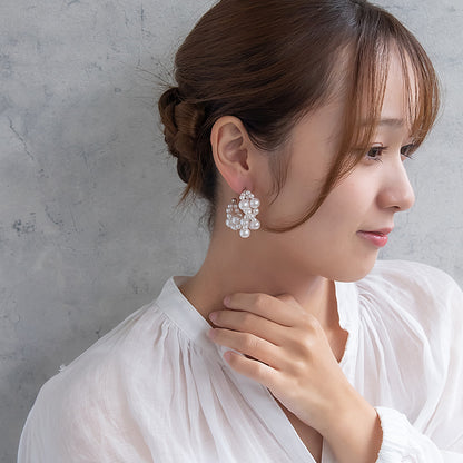 Classy ピアス ニッケルフリー パール ステンレスポスト スタッドピアス