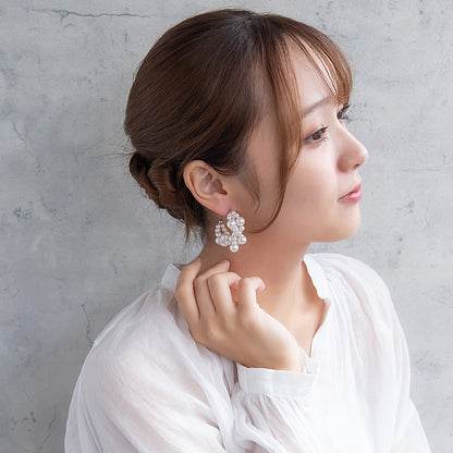 Classy ピアス ニッケルフリー パール ステンレスポスト スタッドピアス