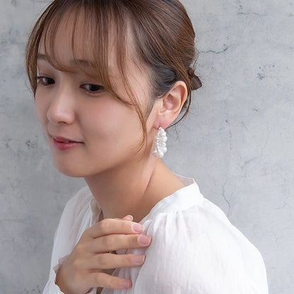 Classy ピアス ニッケルフリー パール ステンレスポスト スタッドピアス