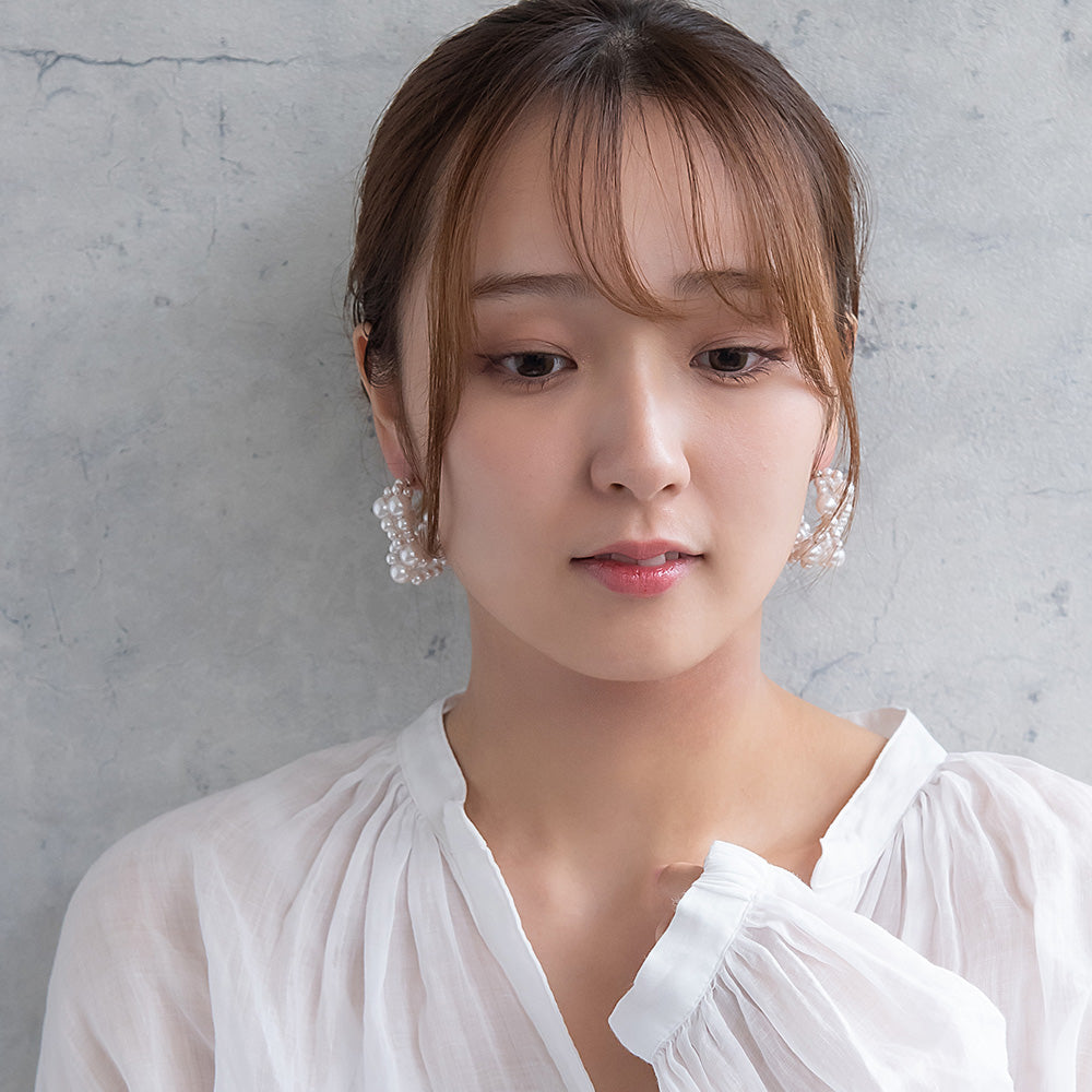 Classy ピアス ニッケルフリー パール ステンレスポスト スタッドピアス