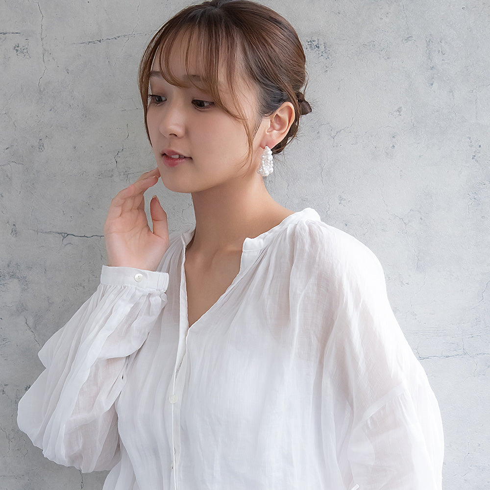 Classy ピアス ニッケルフリー パール ステンレスポスト スタッドピアス