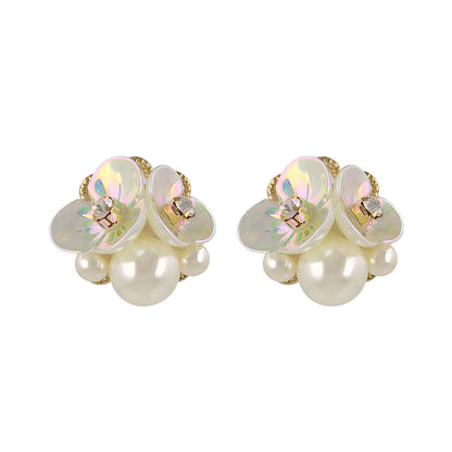 Classy ピアス ニッケルフリー フラワー パール スタッドピアス