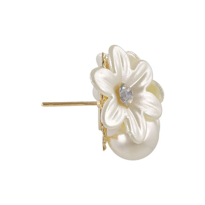 Classy ピアス ニッケルフリー フラワー パール スタッドピアス