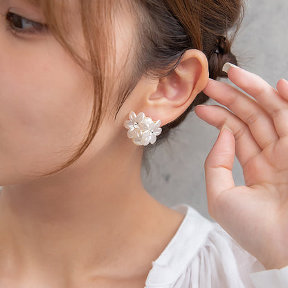 Classy ピアス ニッケルフリー フラワー パール スタッドピアス