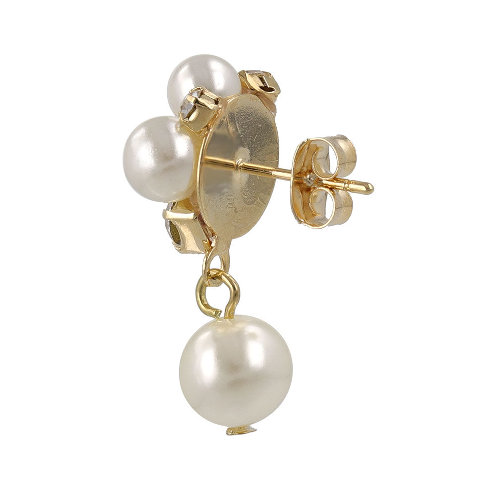 Classy ピアス ニッケルフリー フラワー パール スタッドピアス