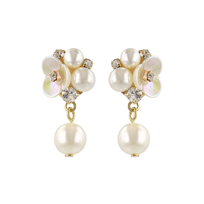 Classy ピアス ニッケルフリー フラワー パール スタッドピアス