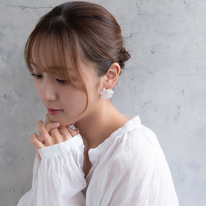 Classy ピアス ニッケルフリー フラワー パール スタッドピアス