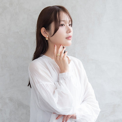 ピアス Errer series ニッケルフリー パール バックキャッチ チタンポスト スタッドピアス