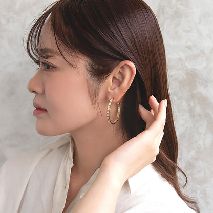 ピアス キュービックジルコニア メタル C型 ステンレスポスト スタッドピアス