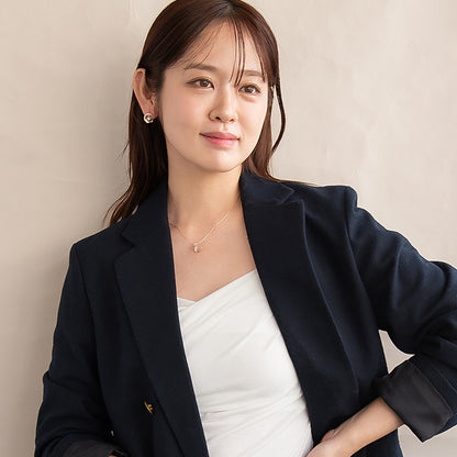 ピアス ニッケルフリー ロゼシルバー ムーン チタンポスト スタッドピアス