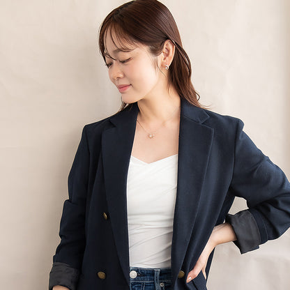 ピアス ニッケルフリー ロゼシルバー ムーン チタンポスト スタッドピアス