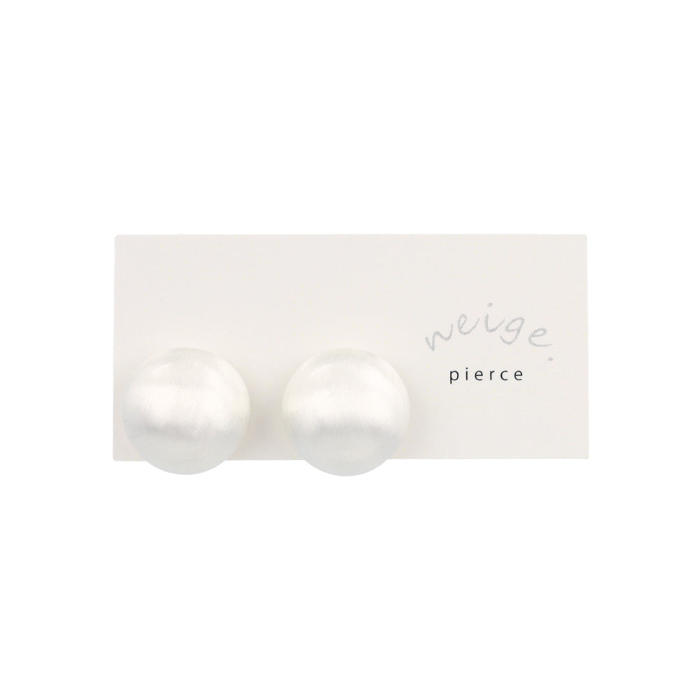 ピアス  ニッケルフリー neige. セミサークル スタッドピアス