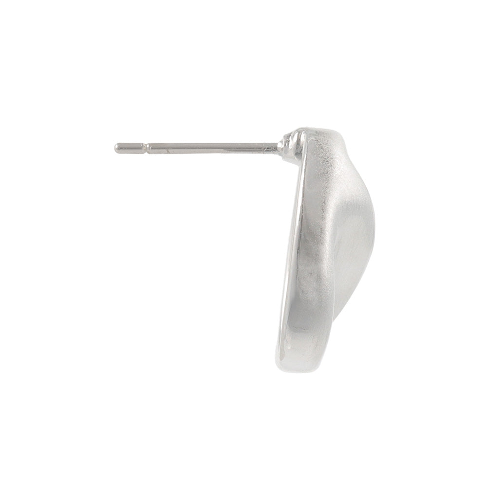 ピアス  ニッケルフリー neige. サークル 凸凹 スタッドピアス