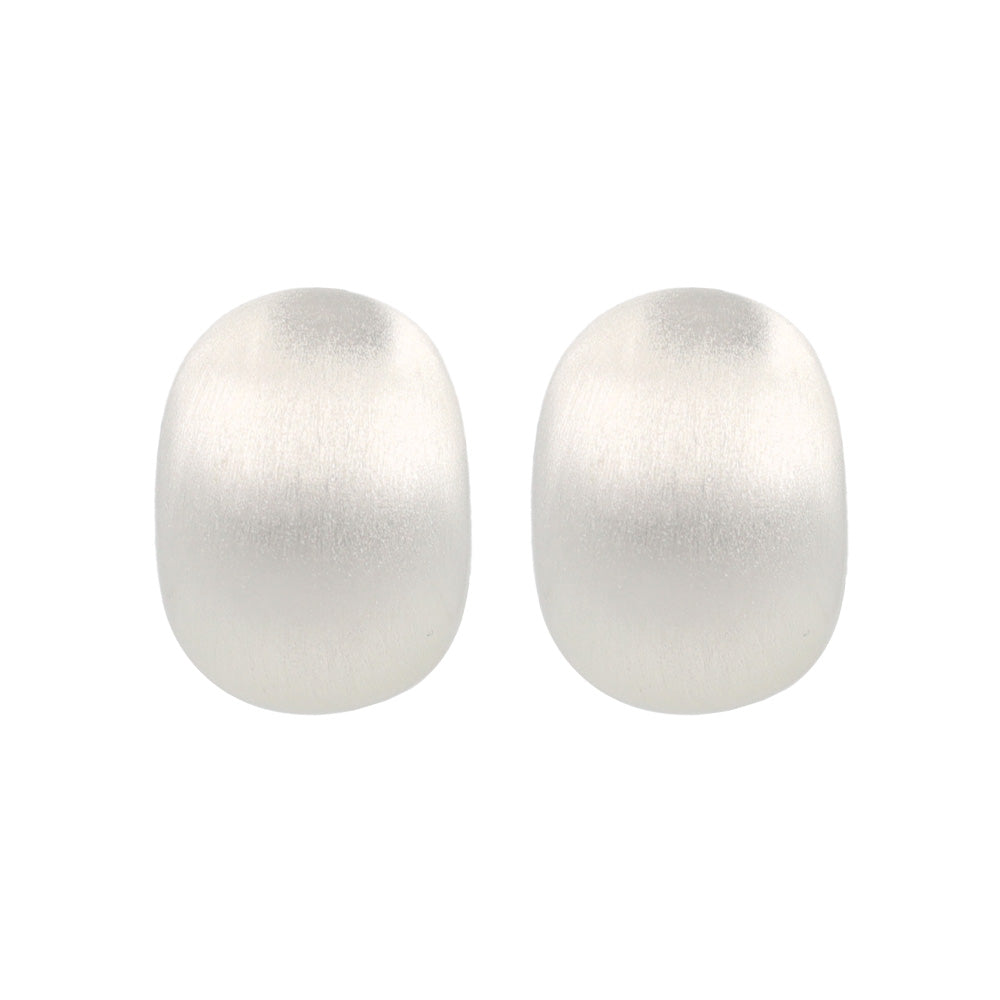 ピアス  ニッケルフリー neige. オーバル カーブ スタッドピアス