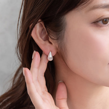 ピアス  ニッケルフリー neige. ドロップ スタッドピアス