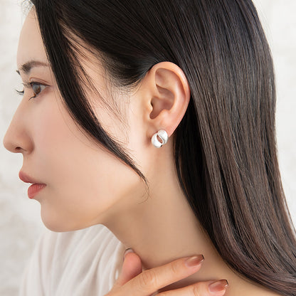 ピアス  ニッケルフリー neige. ダブル ドロップ スタッドピアス