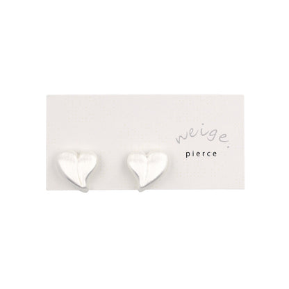 ピアス  ニッケルフリー neige. ハート スタッドピアス