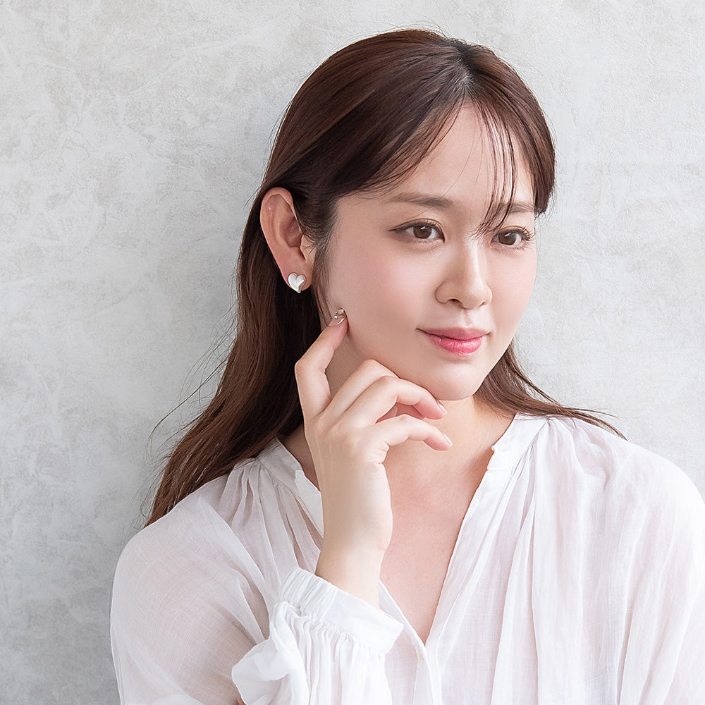 ピアス  ニッケルフリー neige. ハート スタッドピアス