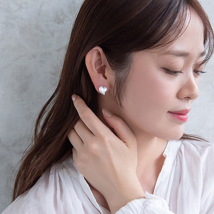 ピアス  ニッケルフリー neige. ハート スタッドピアス