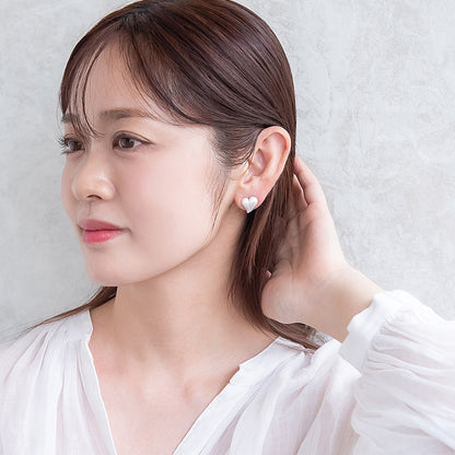 ピアス  ニッケルフリー neige. ハート スタッドピアス