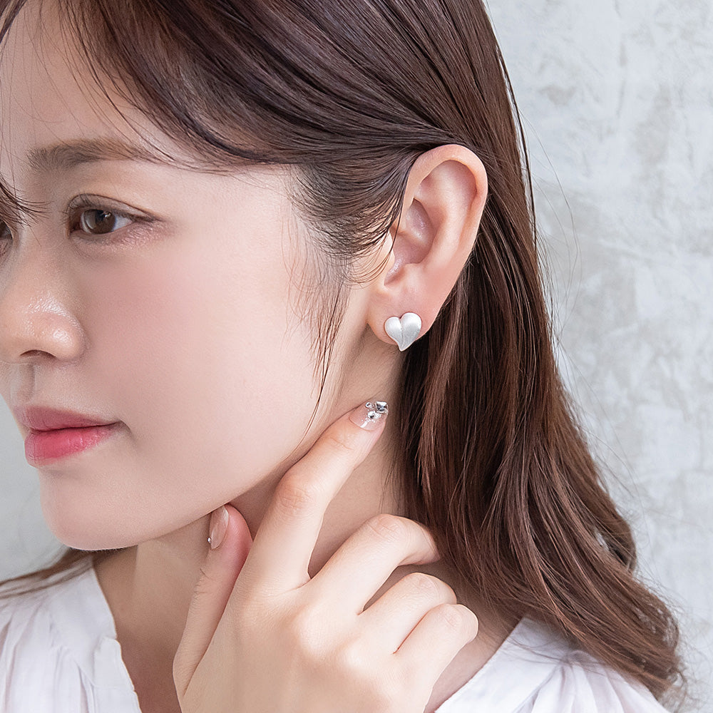 ピアス  ニッケルフリー neige. ハート スタッドピアス