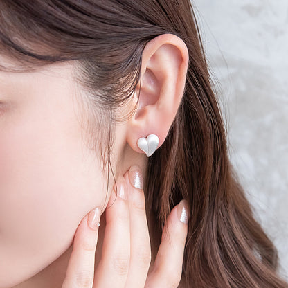 ピアス  ニッケルフリー neige. ハート スタッドピアス