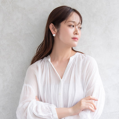 ピアス  ニッケルフリー neige. ワイド カーブ スタッドピアス