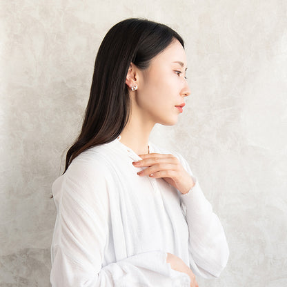 ピアス  ニッケルフリー neige. トリプル カーブライン スタッドピアス