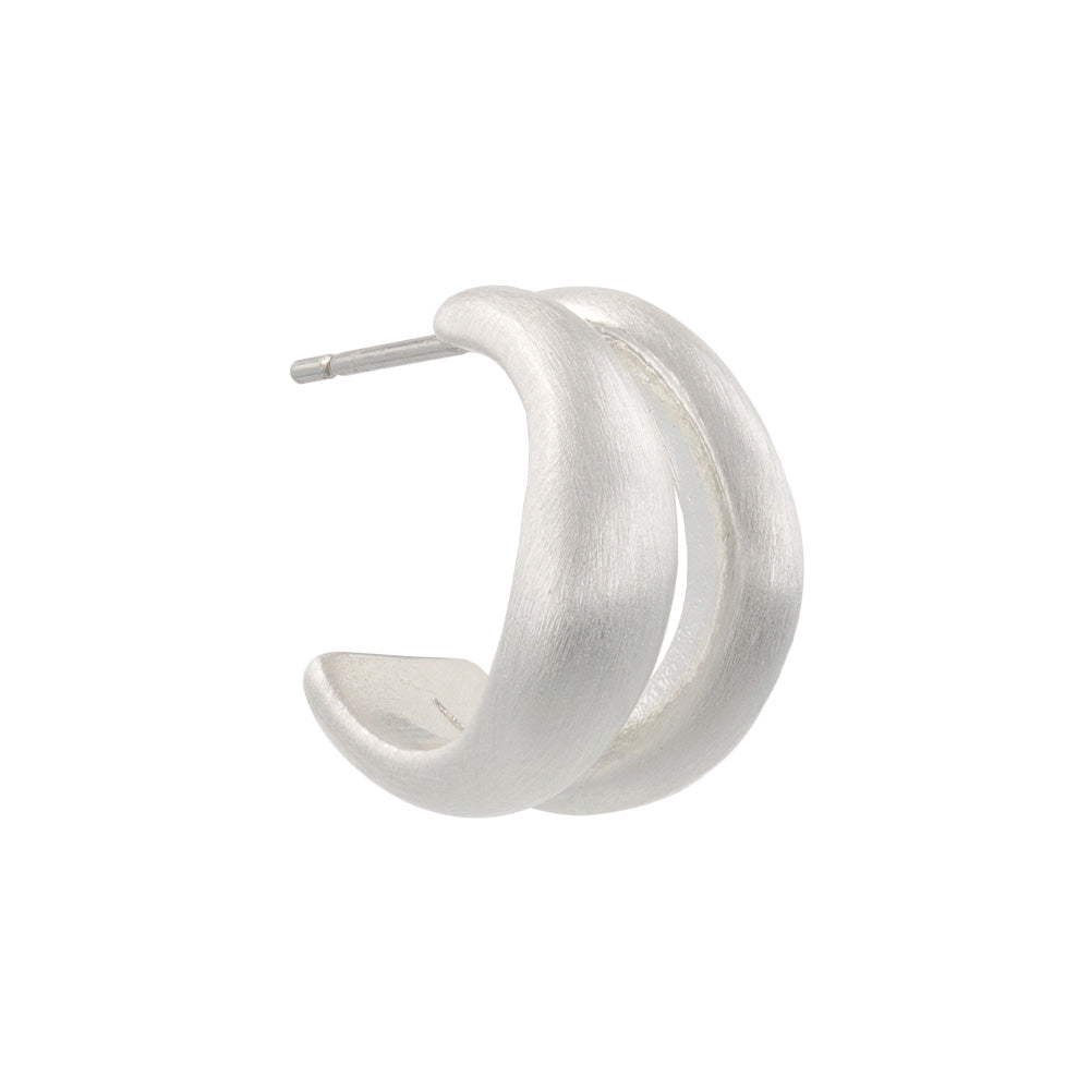 ピアス  ニッケルフリー neige. ダブル カーブライン スタッドピアス