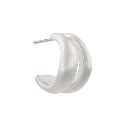 ピアス  ニッケルフリー neige. ダブル カーブライン スタッドピアス