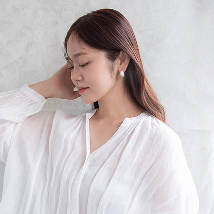 ピアス  ニッケルフリー neige. カーブ C型 スタッドピアス