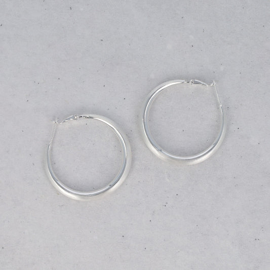 ピアス  ニッケルフリー neige. スリム 38mm フープピアス