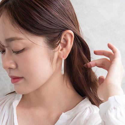 ピアス  ニッケルフリー neige. スリム 38mm フープピアス