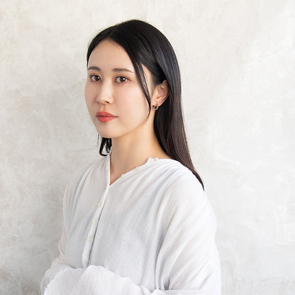 ピアス Awesome キヘイチェーン ステンレス ワンタッチ キャッチレス フープピアス