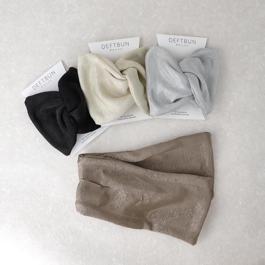 デフトバン ベーシックカラー リボン シニヨン ヘアポニー