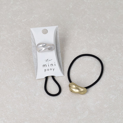 ヘアゴム mini pony  メタル