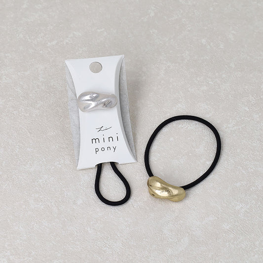 ヘアゴム mini pony  メタル
