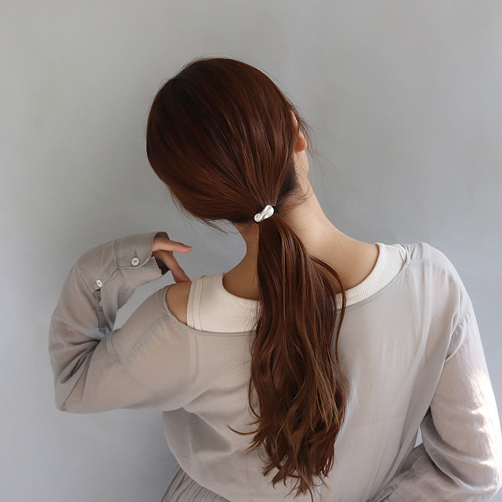 ヘアゴム mini pony  メタル