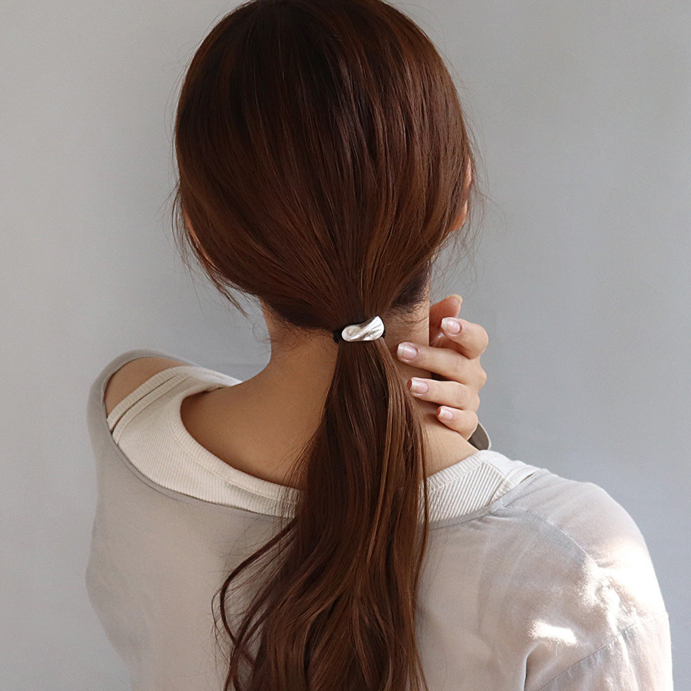 ヘアゴム mini pony  メタル