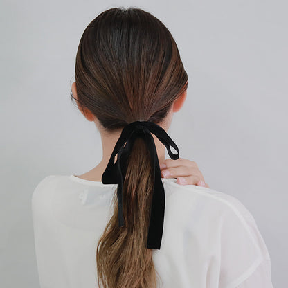 リボンテープ ベロア ブラック 幅25mm