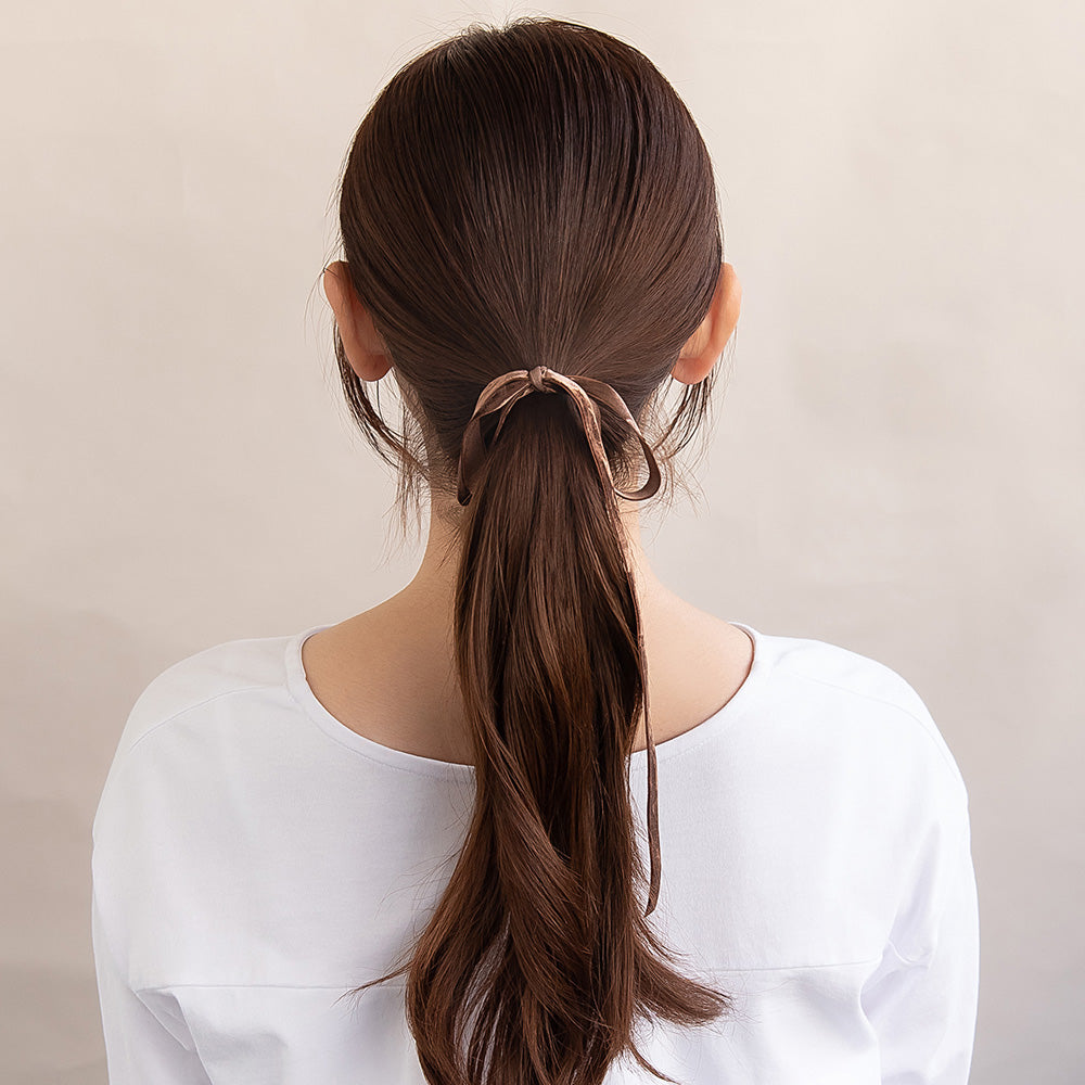 リボンテープ ベロア ブラウン ロング 幅12mm