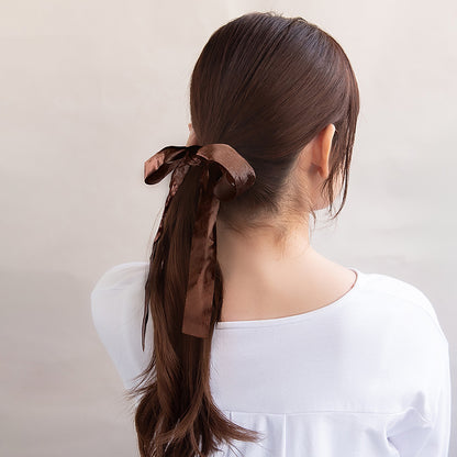 リボンテープ ベロア ブラウン ロング 幅25mm