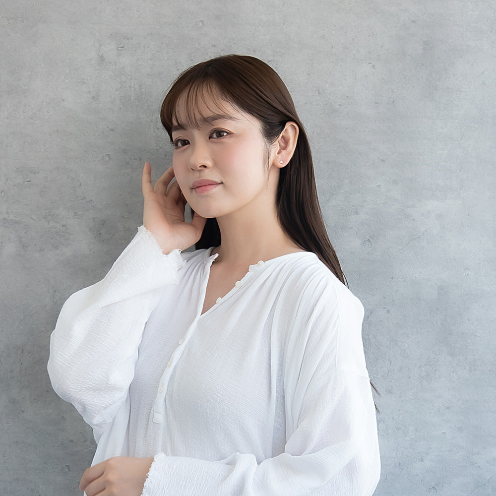 ピアス ニッケルフリー メタル キュービックジルコニア スクエア ダブルロックキャッチ ピュアチタニウムポスト スタッドピアス