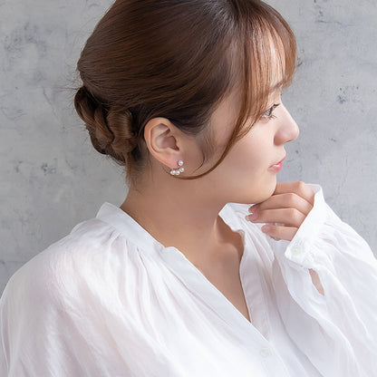 ピアス ニッケルフリー パール チタンポスト バックキャッチ スタッドピアス