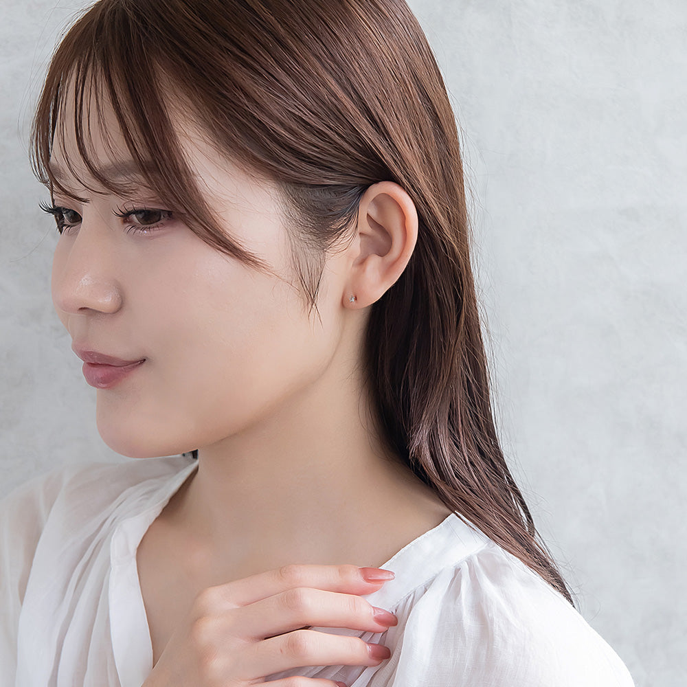 ピアス ニッケルフリー シルバー925 ミニ スター スタッドピアス